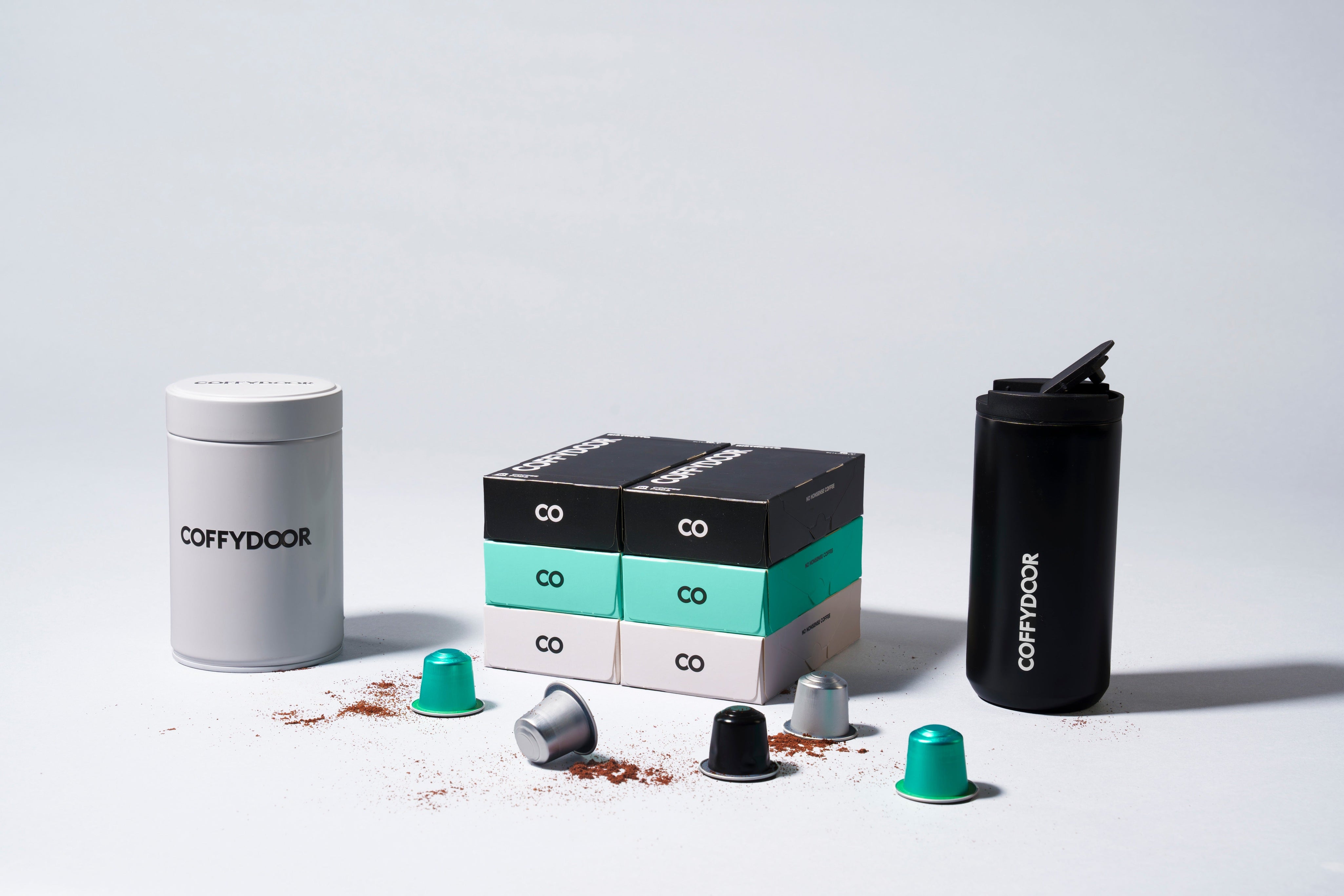 60 Nespresso-kompatibla kapslar + Gratis Termomugg + Gratis kapselhållare